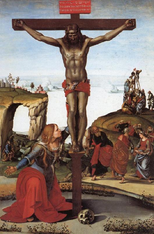 Luca Signorelli The Crucifixion with St.Mary Magdalen oil painting picture